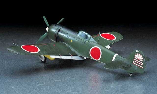 Сборная модель самолета Ki-84 Hayate (Hasegawa, 1/48)