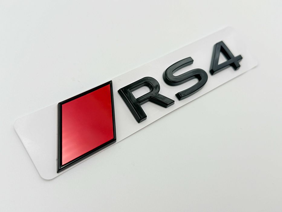 Emblema AUDI RS4 spate negru NOU