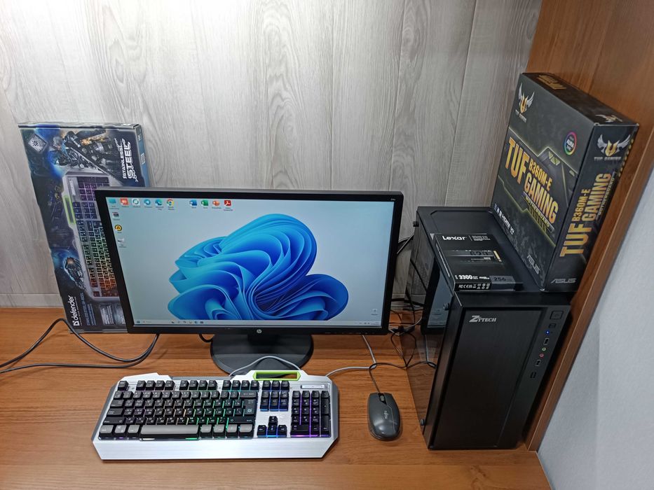 Продам компьютер CPU i5-8400, ОЗУ 8GB, SSD NVME 256GB, HDD 500GB