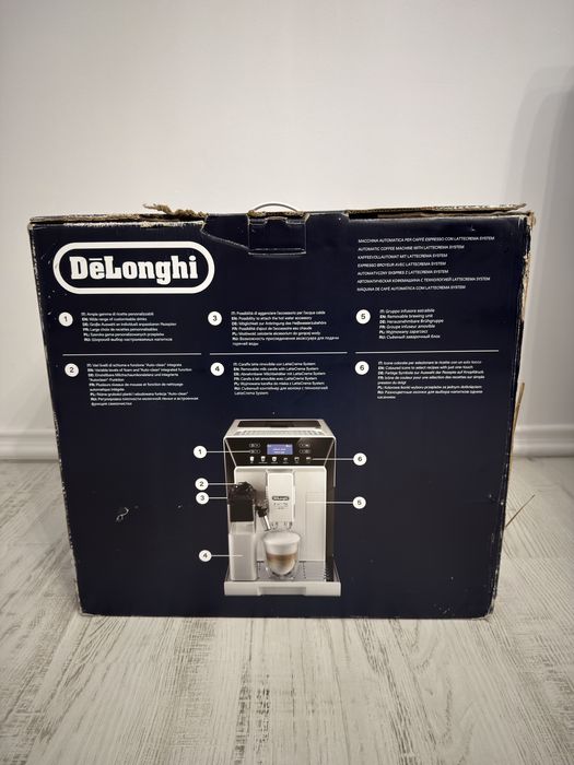 Aparat Cafea Delonghi ECAM 46.860.B Eletta Cappuccino Evo - SIGILAT
