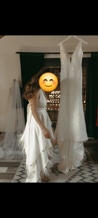 Rochie mireasa tip sirena, Marimea 40, Katy Corso