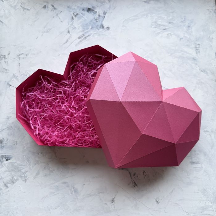 Подарочная коробка «Сердце» Для клубники, боксов, подарков