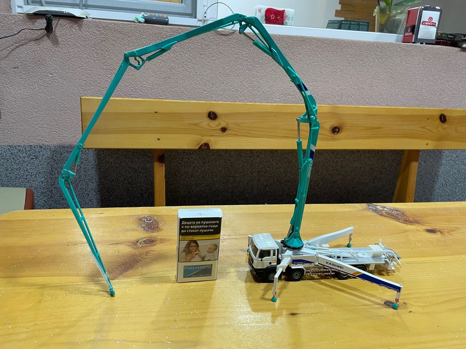 Метални бетон помпи макети 1:50