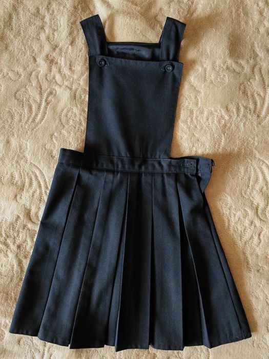 Школьный сарафан синий