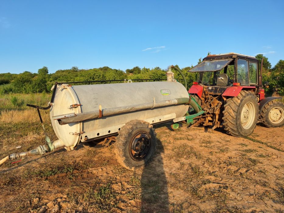 Disc in V, remorca 9 tone, vidanja 3000 litri