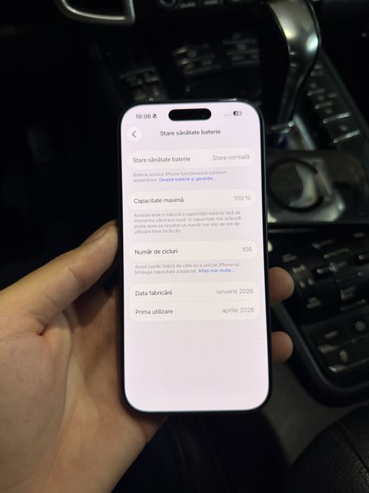 iPhone 17 PRO 256 GB Deep Blue bateria 100%