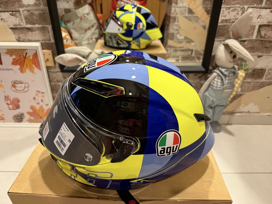 AGV Pista GP RR - Rossi Soleluna 2022 - M + Mir Americas - MS