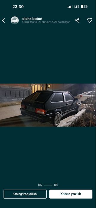 Vaz 2108 bekorchila bezovda qilmangla iltimos mashina 0 dan yigilgan