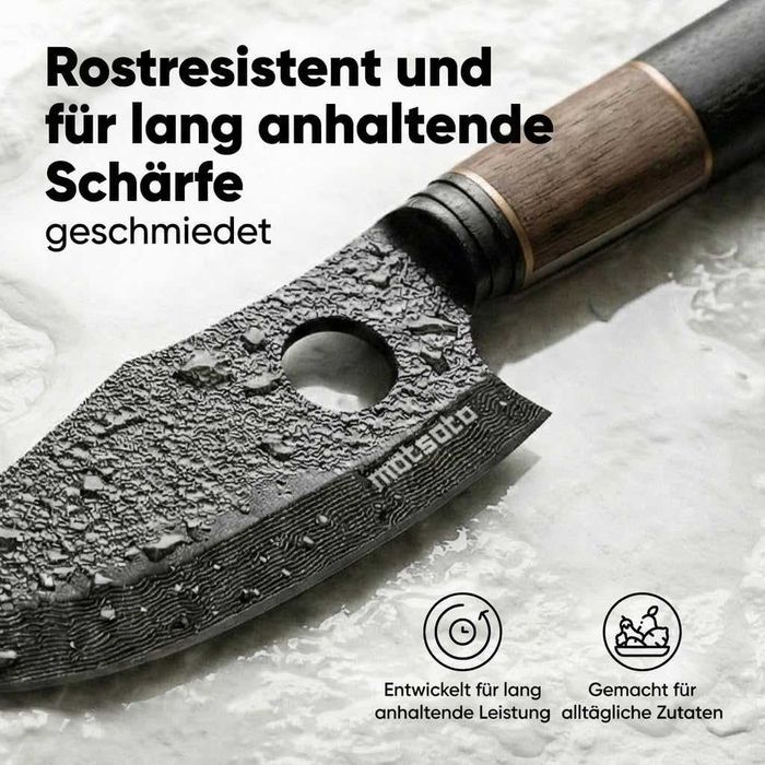 Японски нож 16 см Matsato + ПОДАРЪК 3 метални дъски | нов