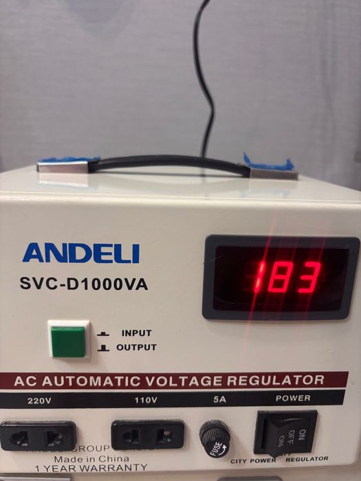 Стабилизатор Напряжения ANDELI SVC-D1000VA