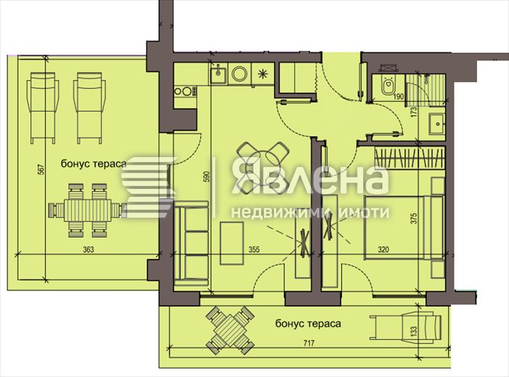 Продава се Двустаен апартамент в Бургас, Сарафово - 87 кв.м за 1150 €/кв.м - Снимка #3