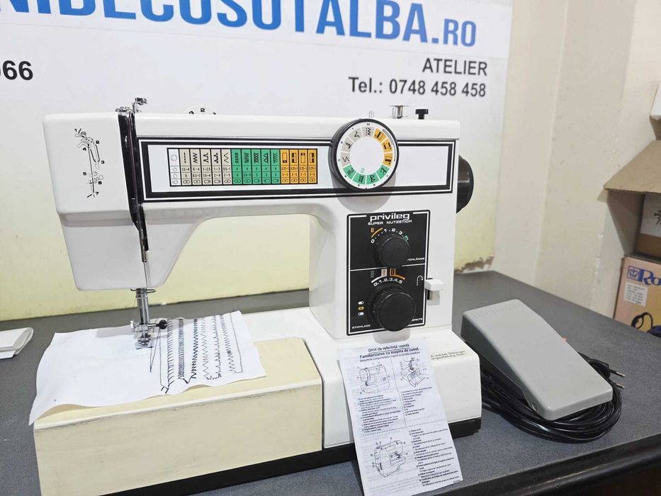 Masina de cusut Privileg Super Nutzstich piese metalice