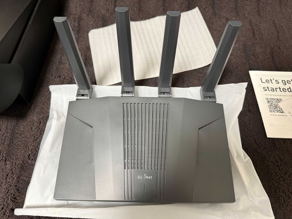 GL.iNet Flint 2 (MT6000) AX6000 Wi-Fi 6 Router
