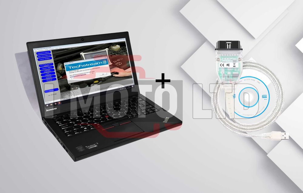 Lenovo ThinkPad 8GB , i5, 256SSD + Toyota Techstream, Mini VCI