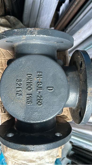 Кран трехходовой Danfoss Д100; Эл привод AMВ 162/182