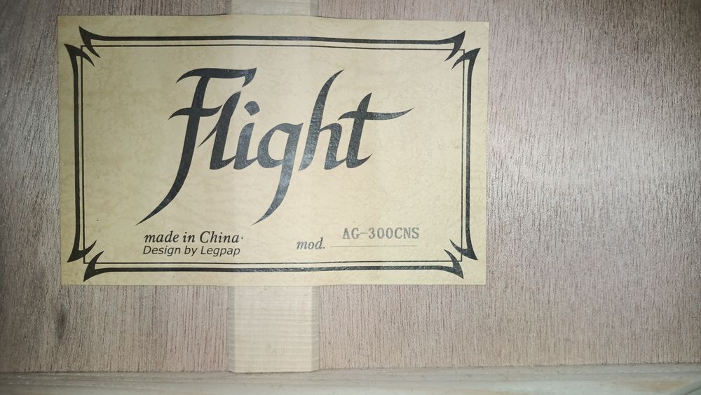 Продаю гитару Flight AG-300CNS