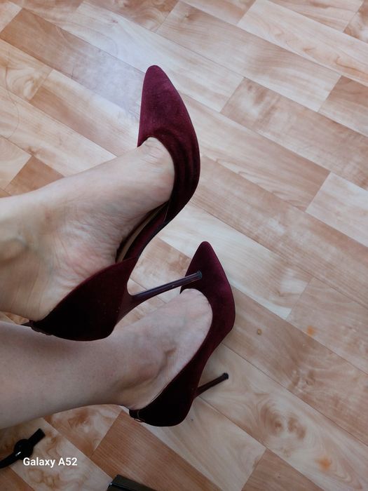 Туфли бархатный.