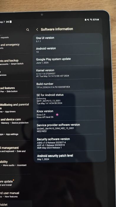 Samsung galaxy tab S6 lite