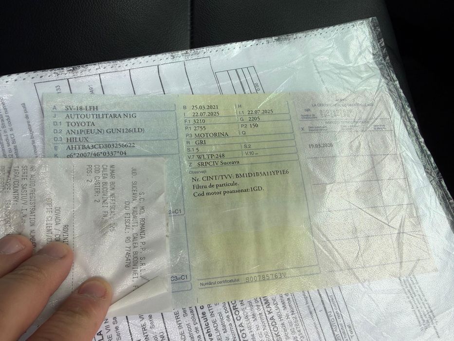 Toyota Hilux Exclusive 2.8 D-4D, Automată, 2022
