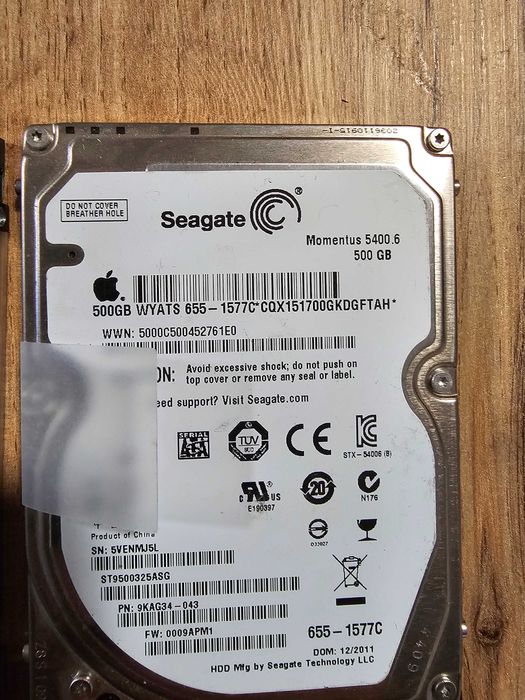 Лот от 9 бр. дефектни хард дискове (HDD/SSD) – за части/любители/хоби