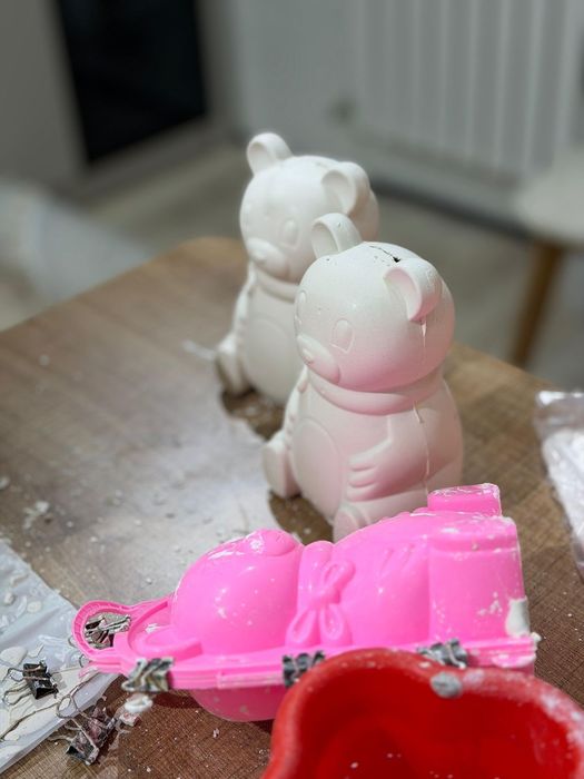 Гипсовые копилки в форме медведя