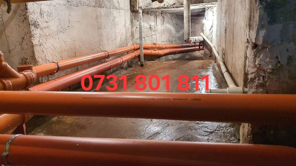 Inlocuire conducte si desfundari canalizare