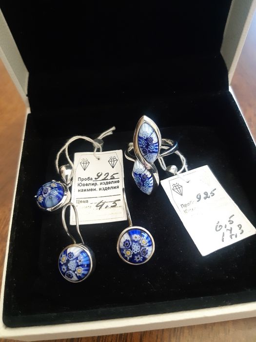 набор серебро продам