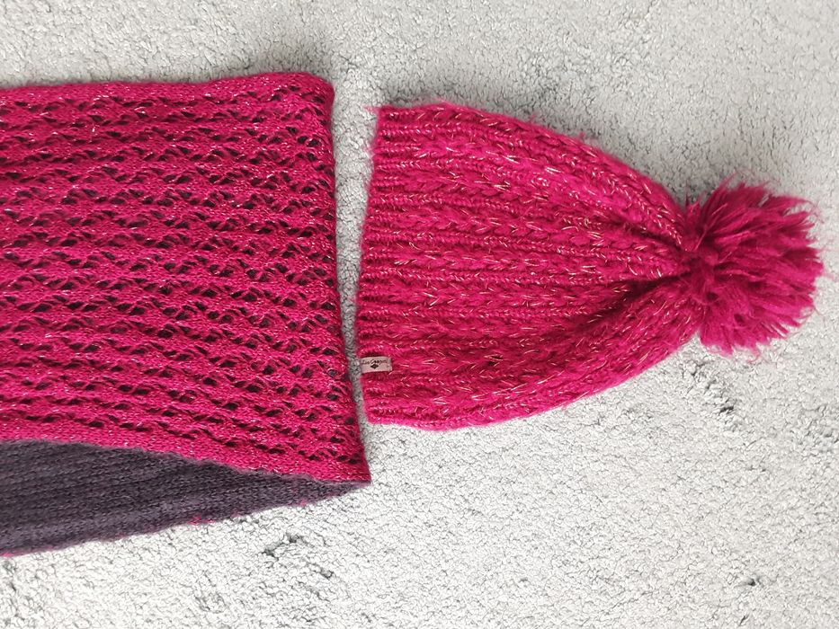 Комплект шал и шапка