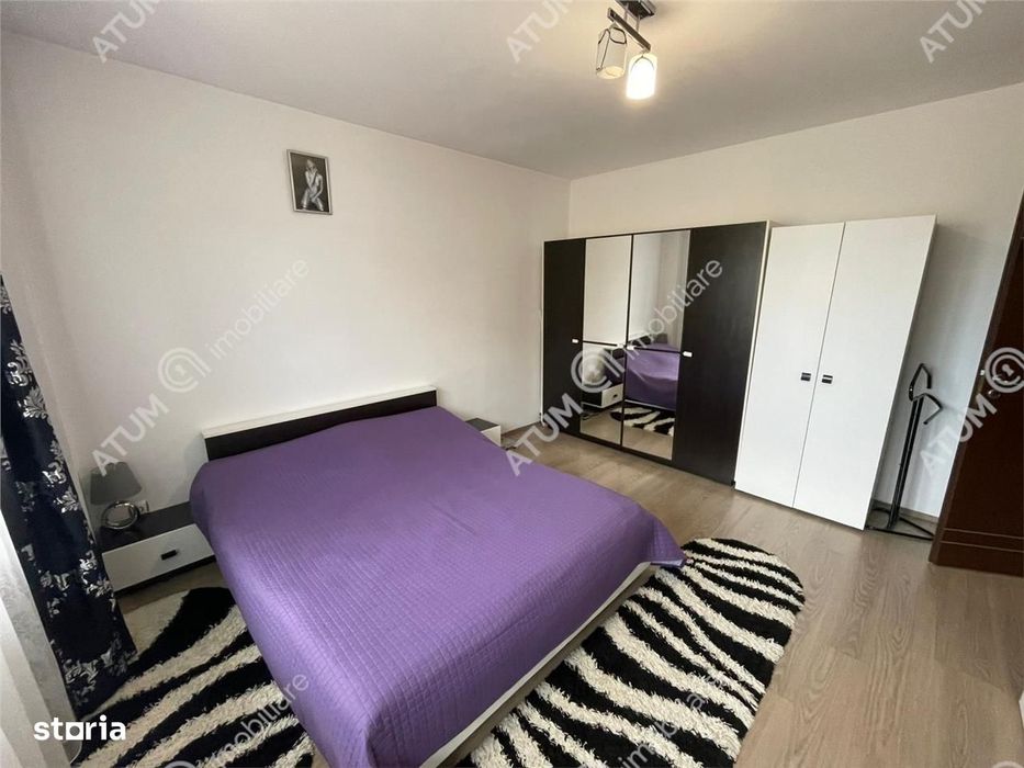 Apartament 3 camere decomandate balcon loc parcare zona Turnisor Sibiu — fotografia 3