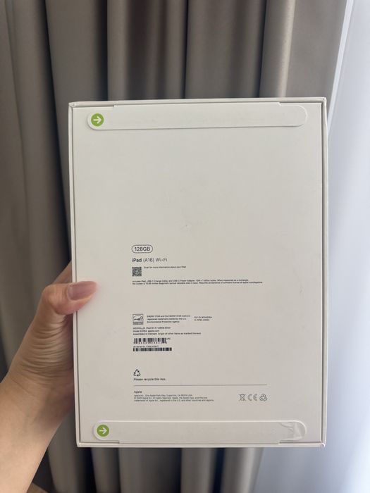 Ipad A16, 128 гб, серебренный