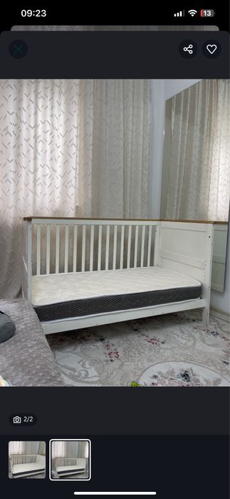 Продам кроватку трансформер