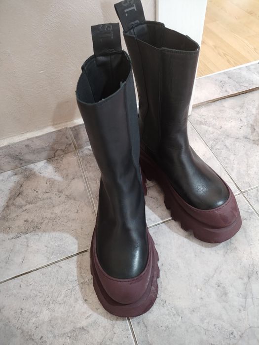 Боти от естествена кожа Replay.