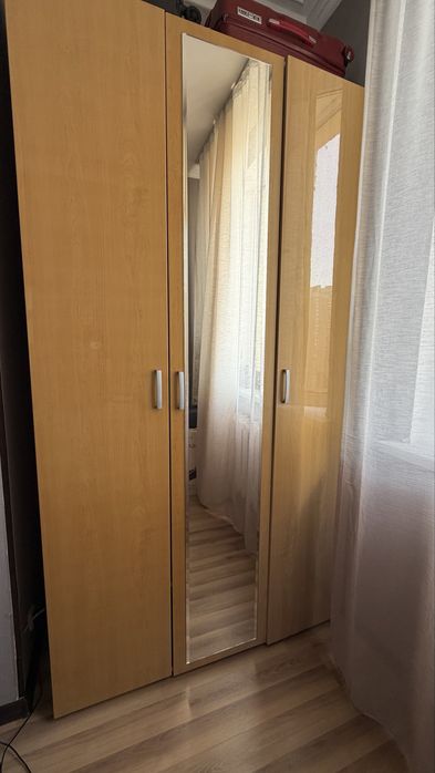Гардеробный шкаф + комод с зеркалом