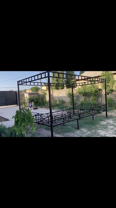 Топчан 3/5 размер металлический