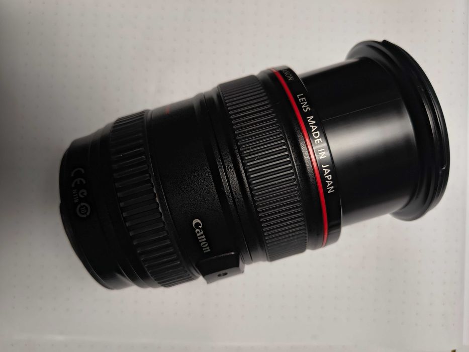 Obiectiv foto Canon EF 24-105mm f/4L IS USM Full Frame– obiectiv profesional seria L