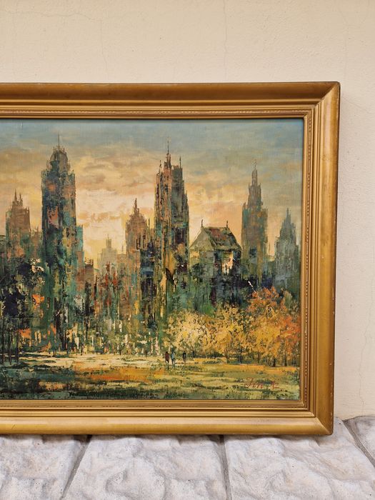 Страхотна авторска картина масло върху платно