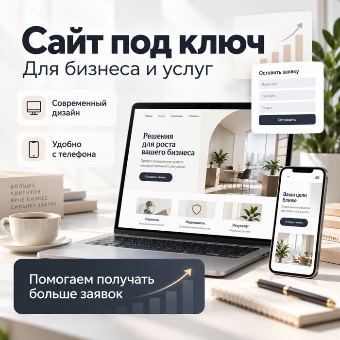 Сайт под ключ бизнесу