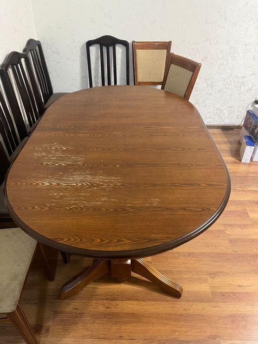 стол трансформер со стульями