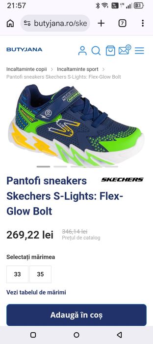Vând pantofi sport Skechers baby