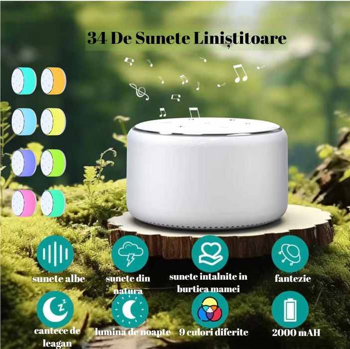 Lampa bebelusi cu sunete albe - Noua - sigilata