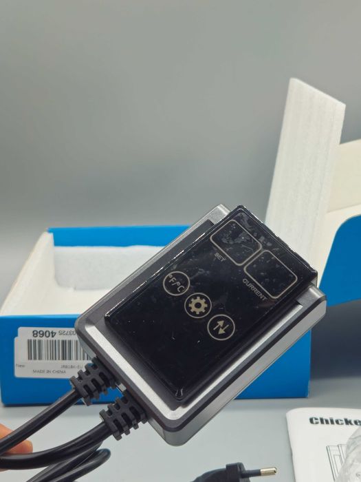 PTC нагревател за вода за птици, кокошки 50W с дигитален термостат, IPX8, 220–240V, до 30 литра