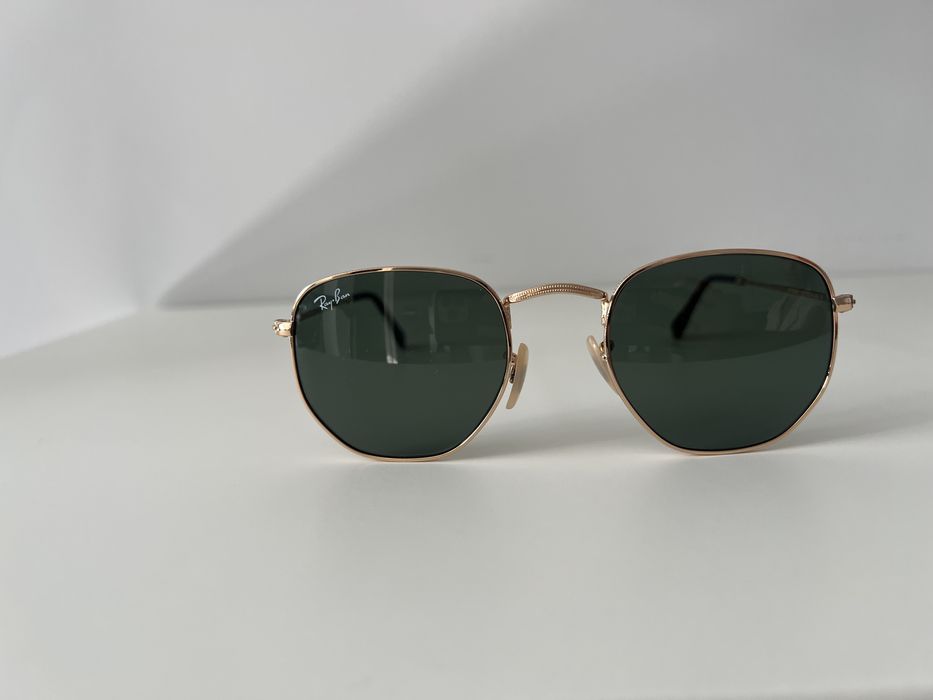 Ochelari RAY BAN, hexagonali, verzi