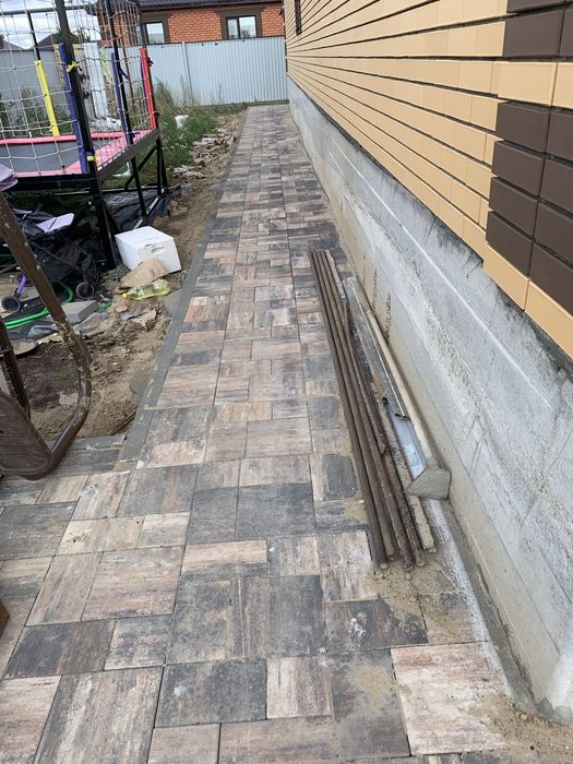 Укладка брусчатки