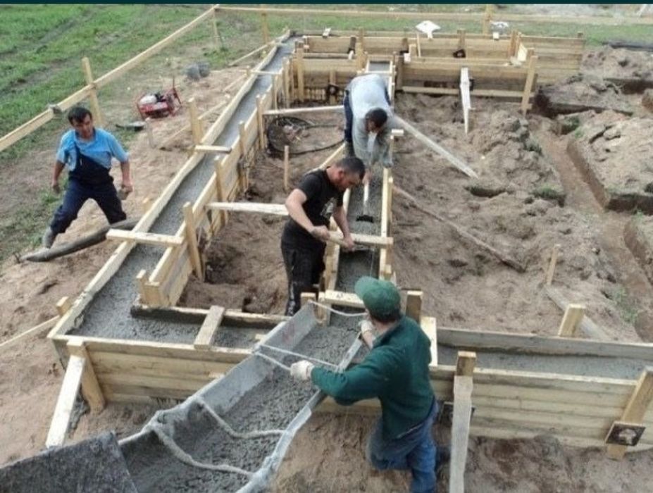 Бетон фундамент куямыз