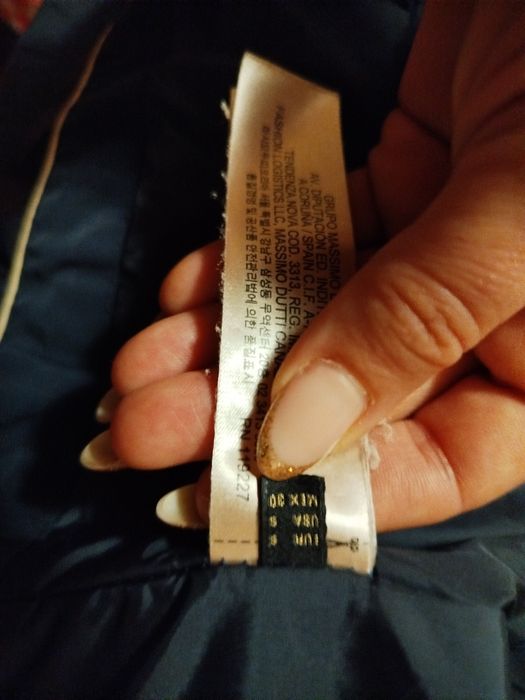 Яке -пролет/есен.Тъмно синьо на цвят.Размер -S