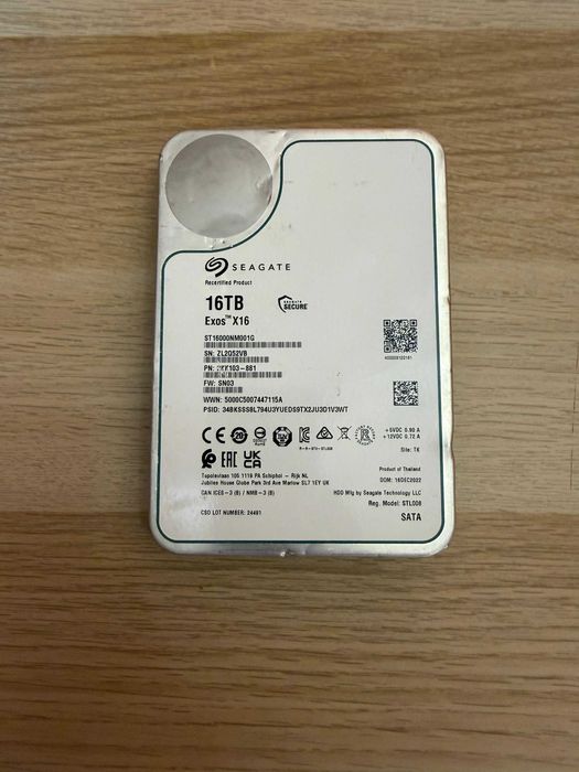 #WOW# OFERTA - HDD Seagate Exos X16 - 16Tb - Ca nou - SUPER PRET !!!