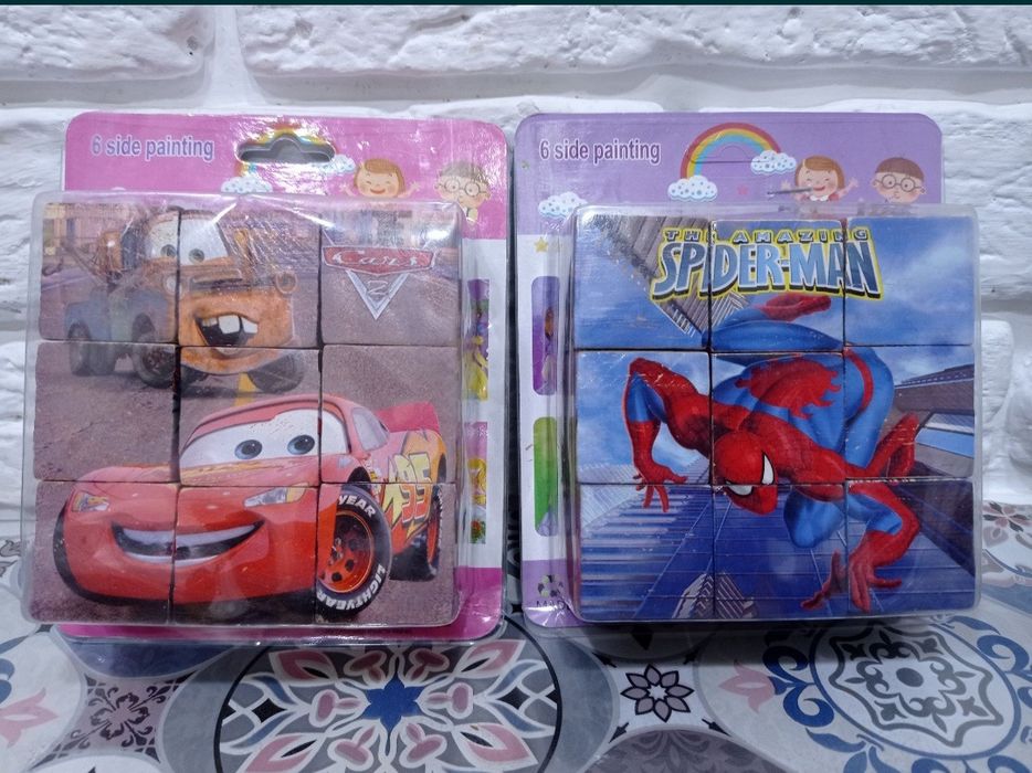 Кубики деревянные