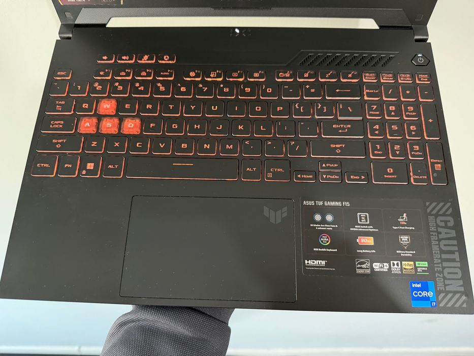 Asus TUF F15 RTX 4070 8GB i7-12700H