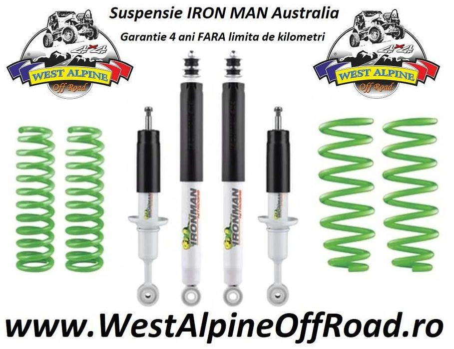 Kit suspensie + 5 cm Suzuki Grand Vitara 2005+ OFF ROAD IRON MAN