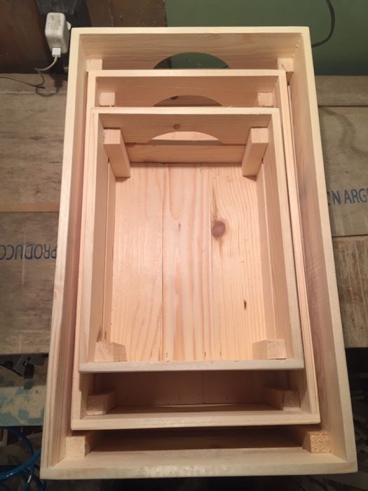 10бр. дървени щайги на цената на 9бр